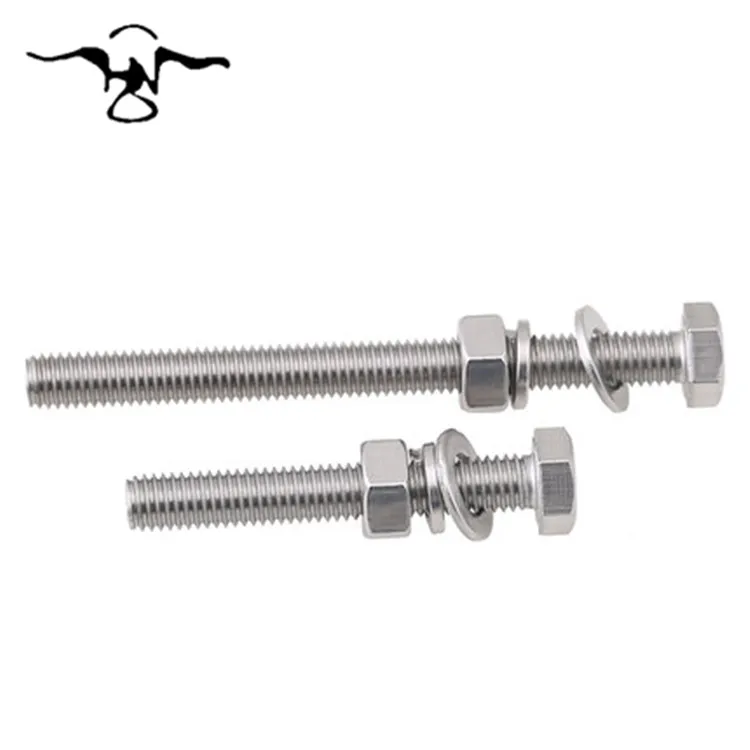 Factory direct sale stainless steel galvanized bolt and nut steel