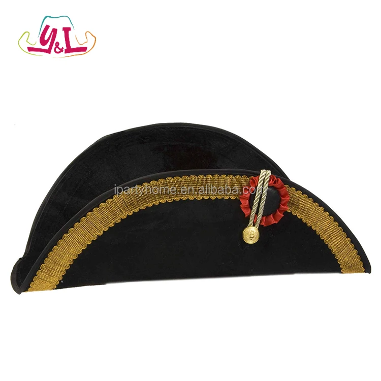 最高のフランス軍または提督バイコーンセンチュリーナポレオンハットパイレーツキャプテンバイコーン Buy 海賊帽子 ナポレオン帽子 ハロウィン Product On Alibaba Com