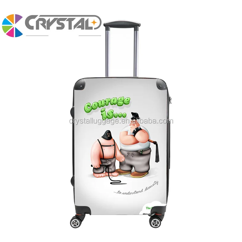 Tamaño De La Cabina Pequeña Maleta De Dibujos Animados Lindo Abs Pc  Equipaje Cáscara Dura - Buy Equipaje De Cubierta Dura Impresa Abs,Equipaje  De Carcasa Dura Barato,Equipaje De Carcasa Dura Spinner Product
