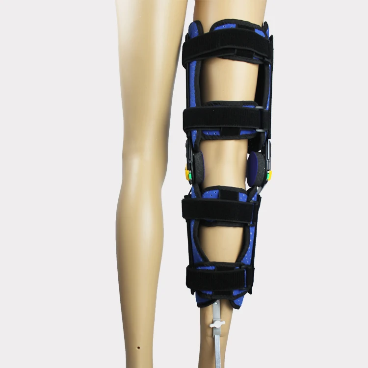 Медицинская Поддержка коленного сустава/ортопедический регулируемый угол ПЗУ неопреновый шарнирный бандаж и поддержка