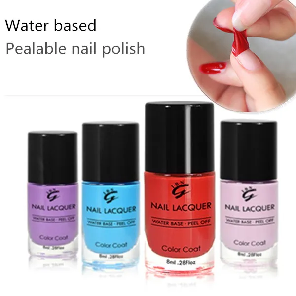 Free Chemical High Glossy Water Based Easy Peel Off Nail Polish For Kids -  Buy Water Based Nail Polish,Peel Off Nail Polish,Kids Nail Polish Product  on 
