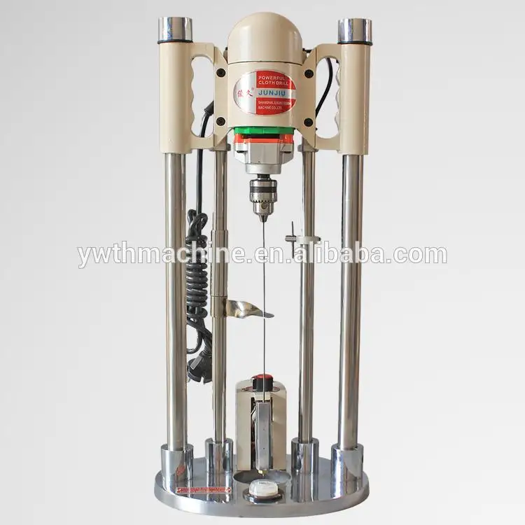 Horizontal Electric Heating Cloth Drill Marking Machine Fabric Cutting Locating Drill