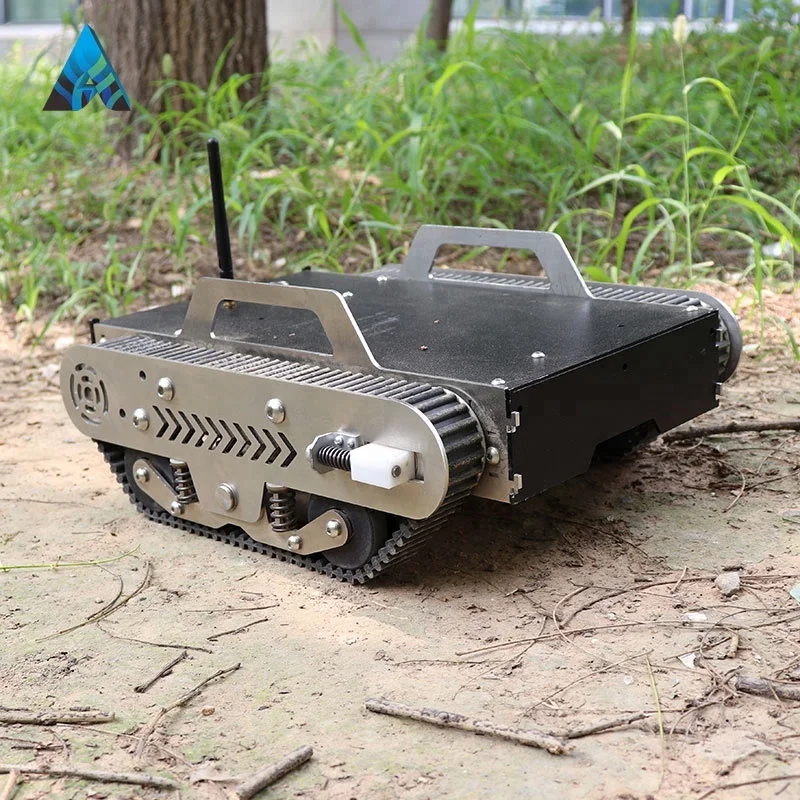 High Quality Use Suspension System Robotic Product Robot Platform Rubber Track Robot Chassis