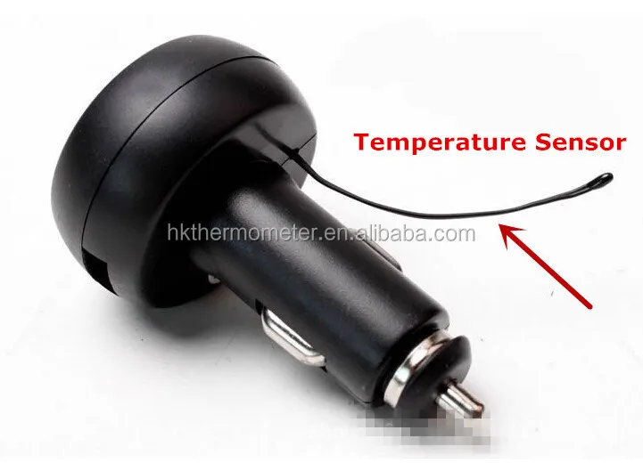 led usb car thermometer wireless