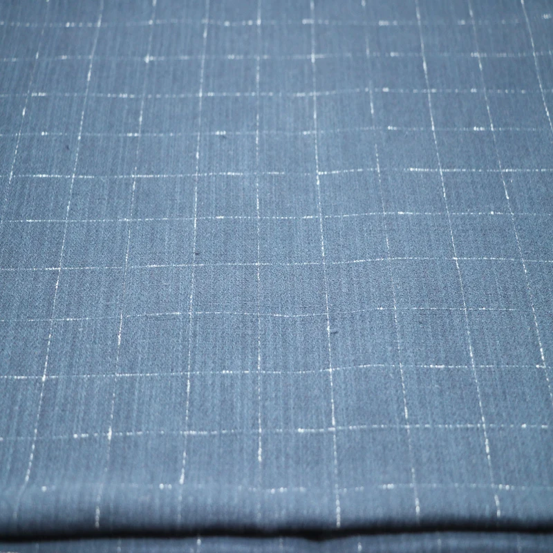high quality cheap Unique Colored Patterns Quality Dyed Cotton Linen Fabric For Sale