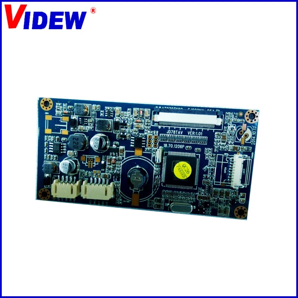 7inch thin lcd display module with button control
