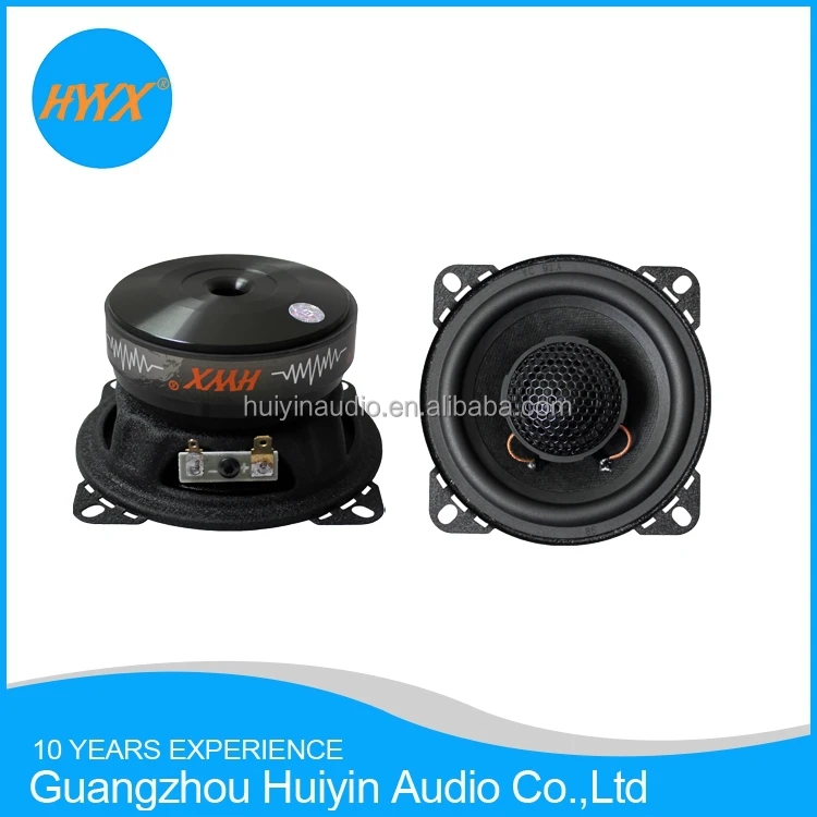 ລຳໂພງ Coaxial ສຳລັບລົດ 2 ທາງ ຄຸນນະພາບ 4 ນິ້ວ / ລຳໂພງລົດ ມີ tweeter ເສັ້ນໃຍໄໝ