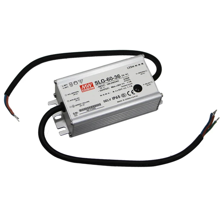 60W SLG-60-48 Waterproof IP65 Meanwell 48V 1.3A LED Power