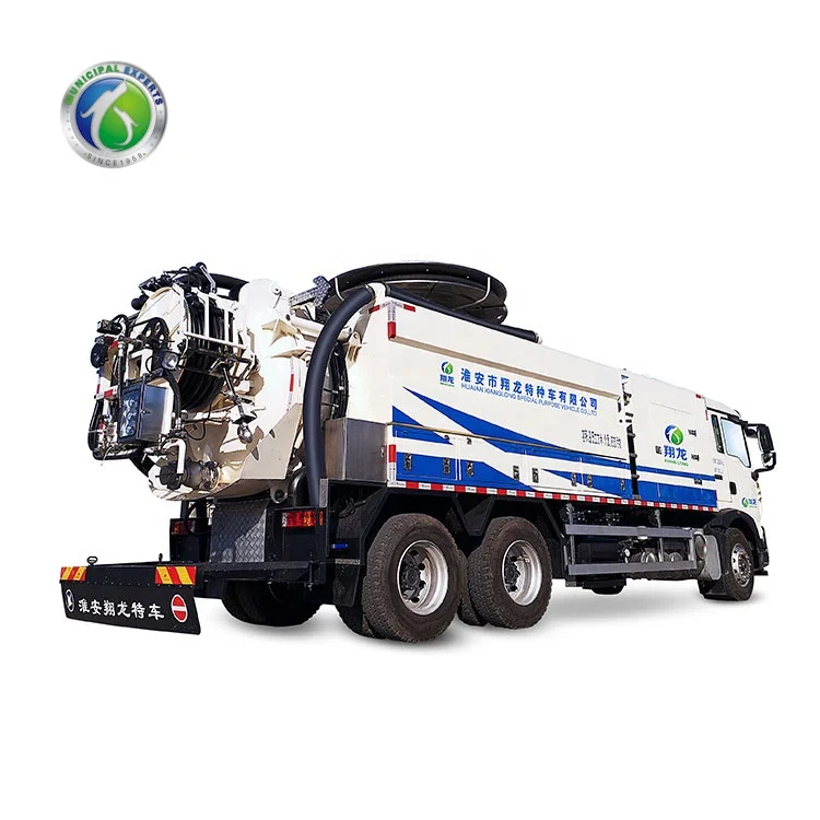 15000L Combi Suction Sewage Sucker Sewer Jetting Trucks with Sludge and Water Tank