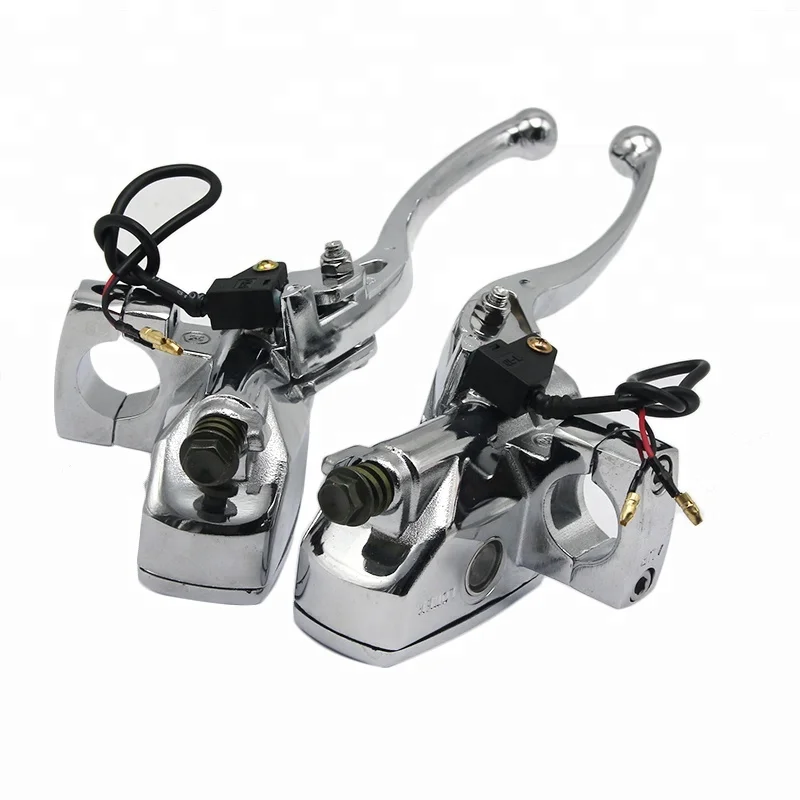 CNC Alluminio 7/8 "22 Millimetri Moto Leva Freno Frizione Idraulica Set Con Serbatoio Cilindro - Foto 7