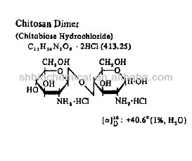 
 Chitobiose хитозан димер chitobiose hydrochlorlde CAS577-76-4  