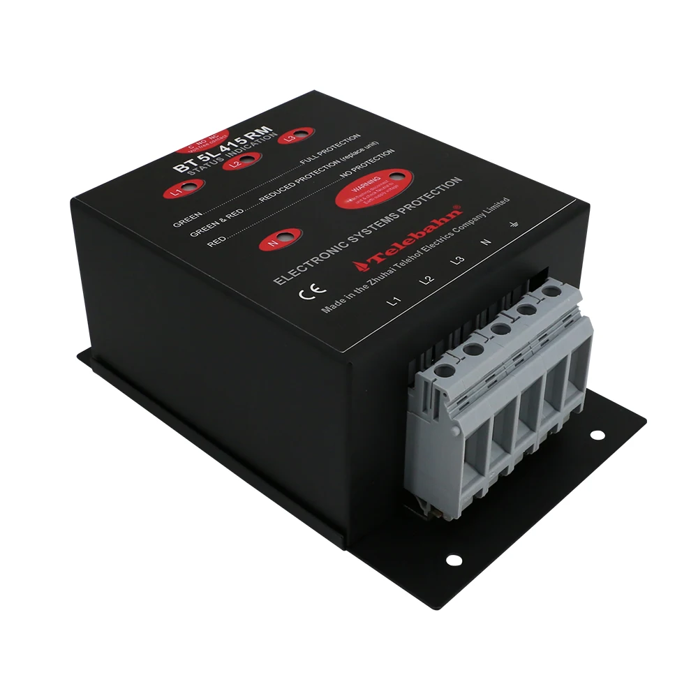 Power Surge And Lightning Protection Box Ac Spd I+ii+iii Class 280v 12 ...