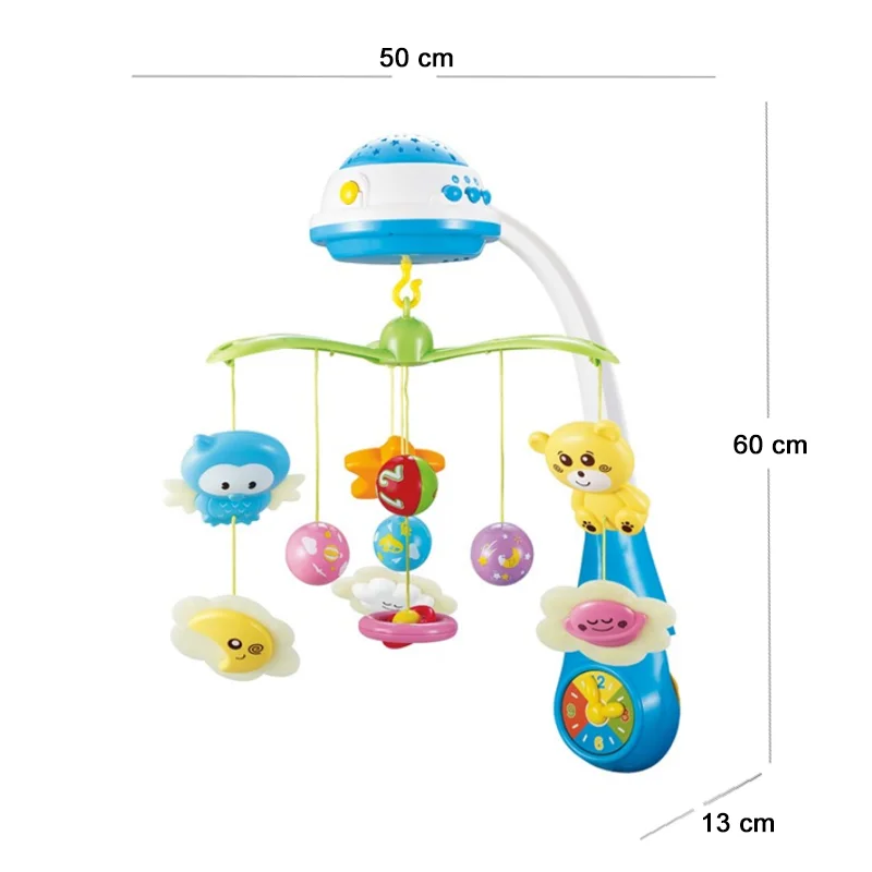 Высококачественный электрический проекционный милый детский музыкальный колокольчик