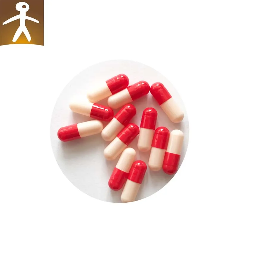 Светло-желтая белая серая Вегетарианская капсула с энтеросолюбильным покрытием HPMC