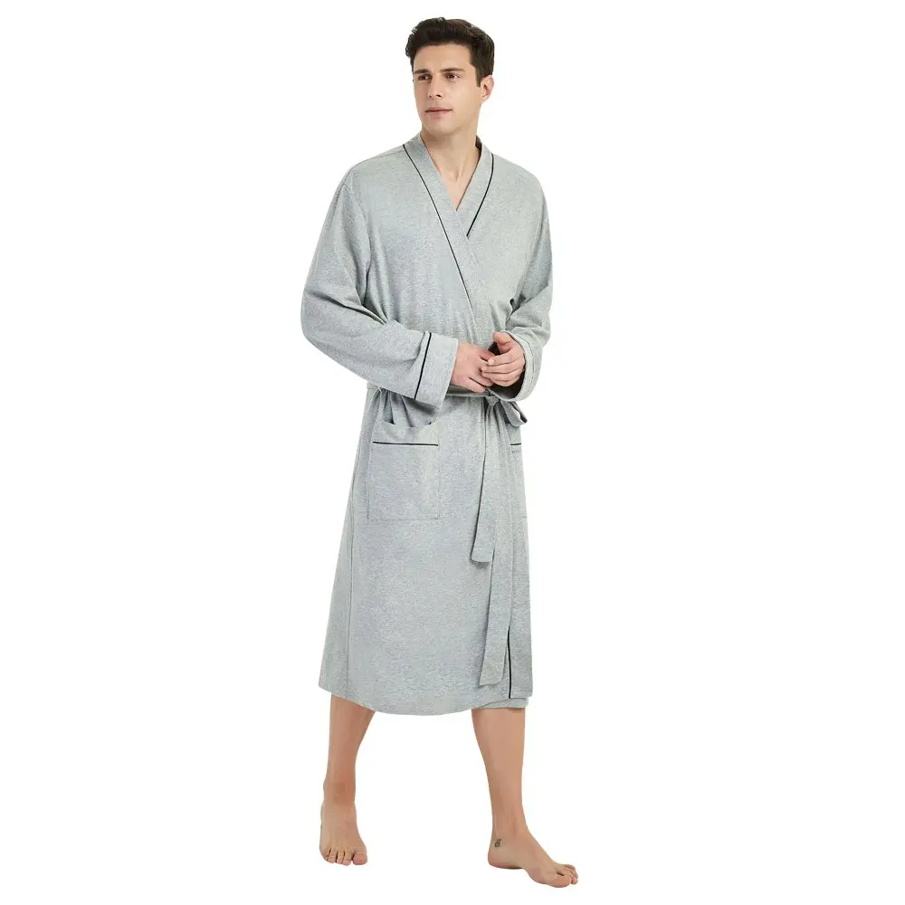 mens knit robe
