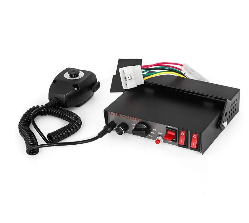 
 Система сигнализации GDWLLIGHTING, 12 В, 200 Вт, 8 динамиков, микрофон  