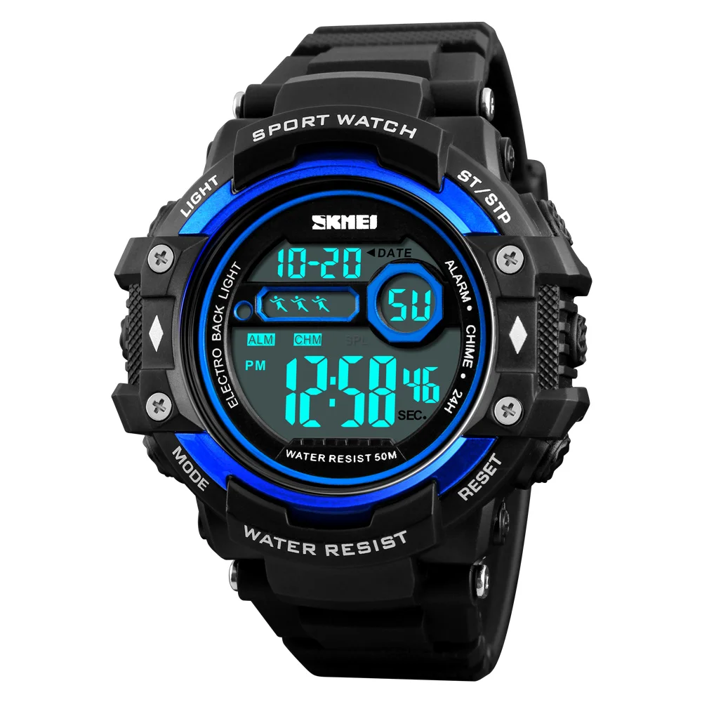 SKMEI Digital Watch - For Men - Buy SKMEI Digital Watch - For Men 1258  Black Chronograph Digital Online at Best Prices in India | Flipkart.com