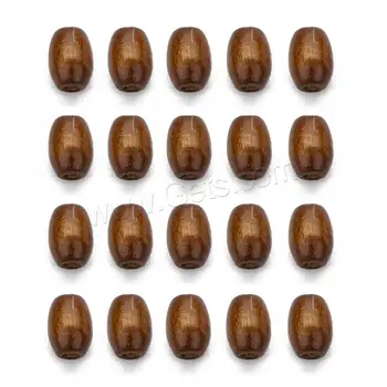 Hot sale original wood oval bead wooden beads for jewelry making 6x8mm