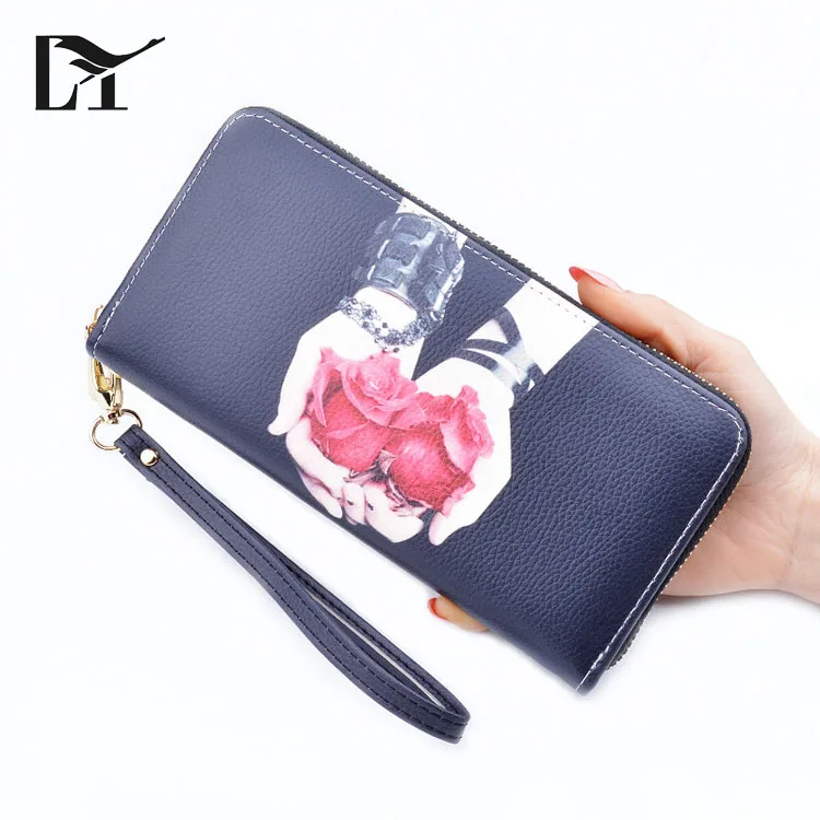 Lingyue SW1039 Yiwu Factory Sublimation Print Women Wrist Purse Wallet