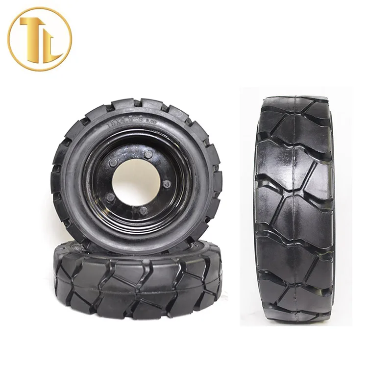 Резиновая сплошная шина 8,25-15 6,50-10 7,00-12, сплошная шина для вилочного погрузчика