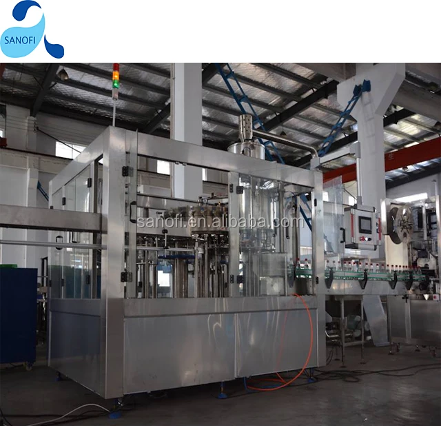 Automatic CSD Soft Drinks Filling Machine Tarhun Buratino 200ml Plastic and 500ml Glass Bottle from Baikal Production Line
