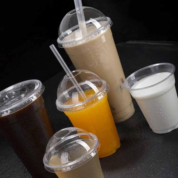 Одноразовые прозрачные пластиковые домашние пивные пластиковые чашки объемом 16 унций