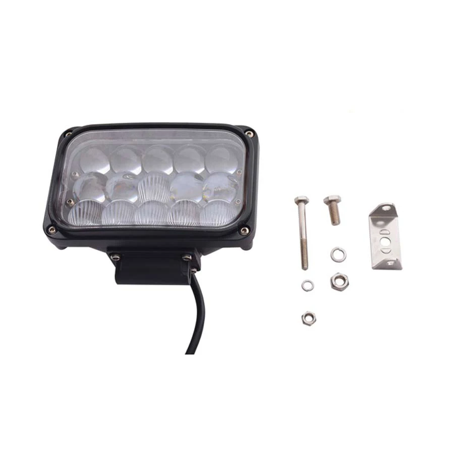 4x6Inch LED Rectangular Headlights 4D Lens H4651 H4652 H4656 Peterbilt Kenworth