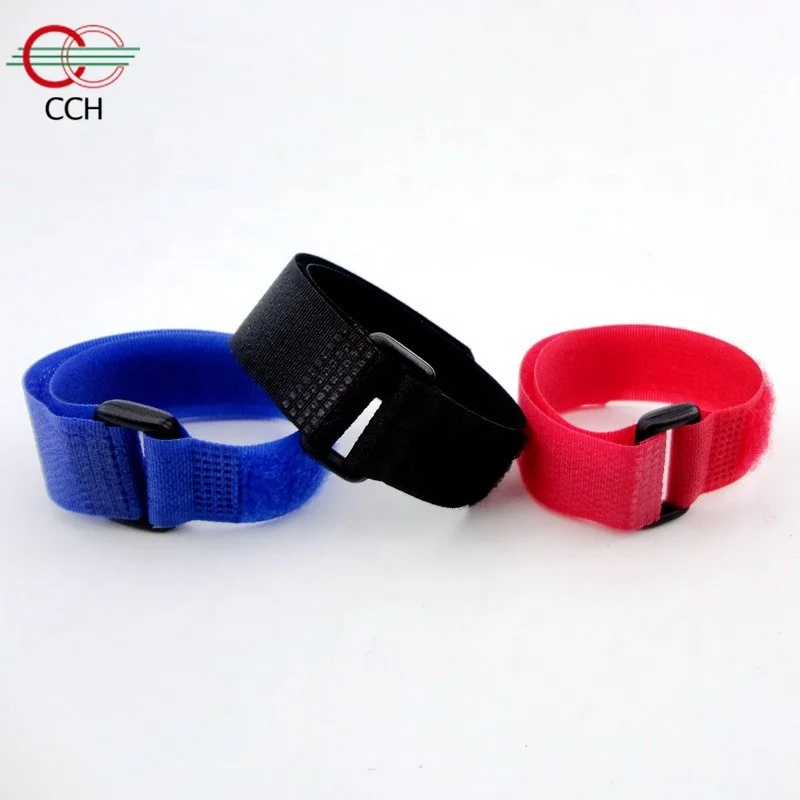 8 Inch Hook and Loop Straps With Buckle Adjustable Hook and Loop Straps