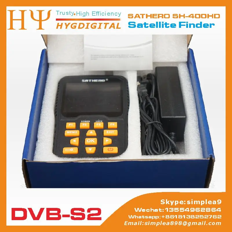 Sathero SH-400HD 3,5 inch ЖК-экран DVB-S2 сигнал Finder поддержка 8PSK 16apsk цифровой измеритель лучше satlink ws-6933 ws-6916