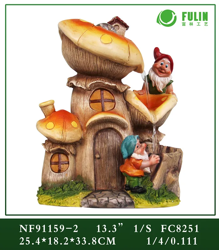 Mushroom popular Gnome Fountain