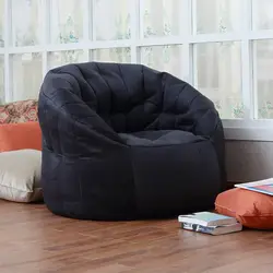 Best selling comfy hug chair linen bean bag sofa chair