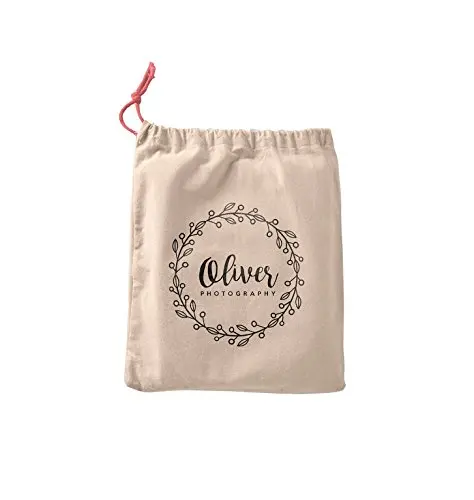 Print Custom Cotton Drawstring Bag 