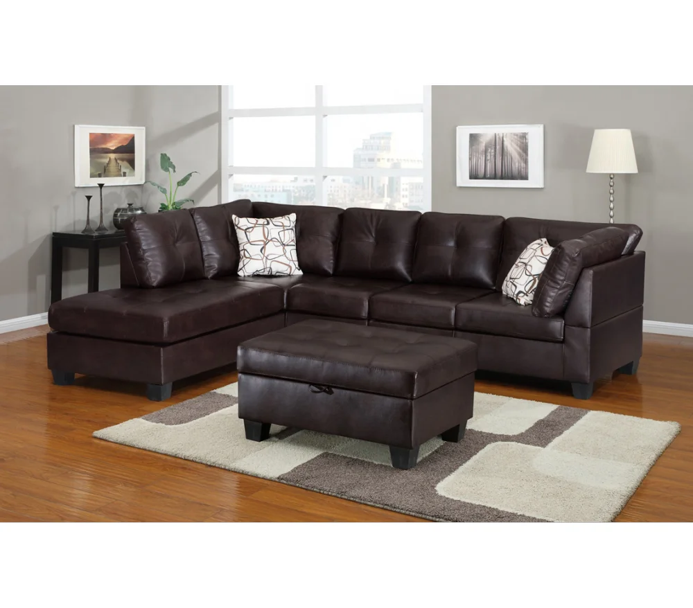 Latest Design L Shaped  Sectional Sofa Factory Wholesale Price Modern Sectional Sofa Set for Elegant Living Room
