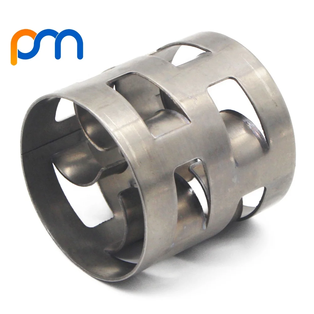Tower Packing SS304 Stainless Steel 50mm Metal Pall Ring
