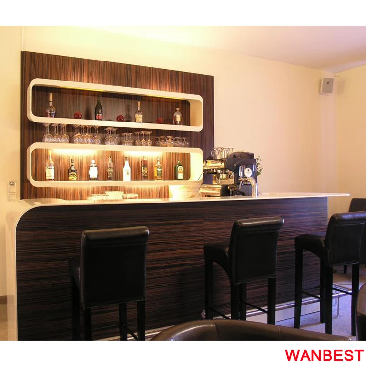 Portable L Shape Corner bar Counter Reception Desk for bar or Restaurant