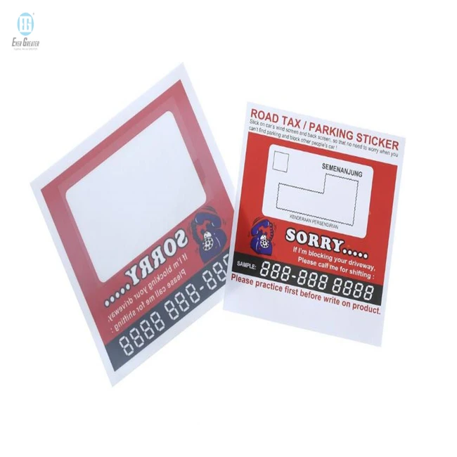 Popular Car Road Tax Sticker