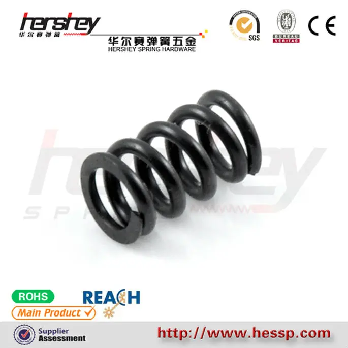 
 Компрессионная пружина амортизации велосипеда из углеродистой стали с черным покрытием  