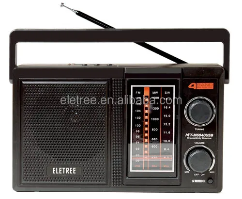Rádio FM/MW/SW de 3 Bandas COM USB EL-6040USB| Alibaba.com