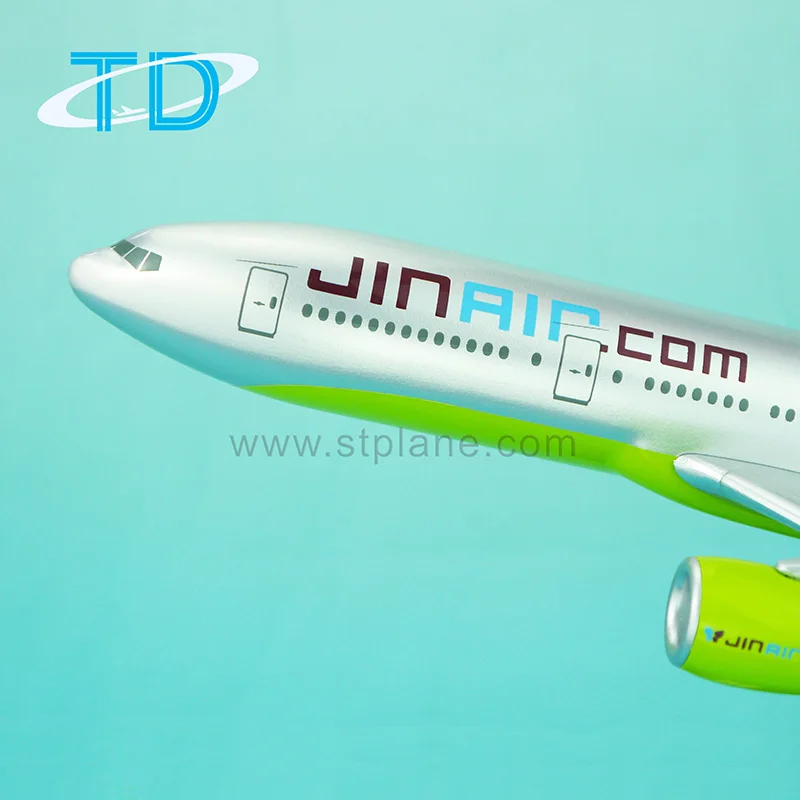 Jin Air Boeing 777-200 1/200スケール JIN AIR B777-200 ABS Plastic Model - 1:200 Scale Display Aircraft