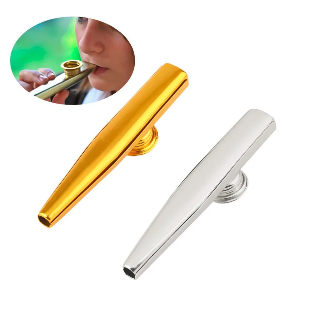 Metal Harmonica Kazoo Mouth Flute Musical Instrument Kid Party