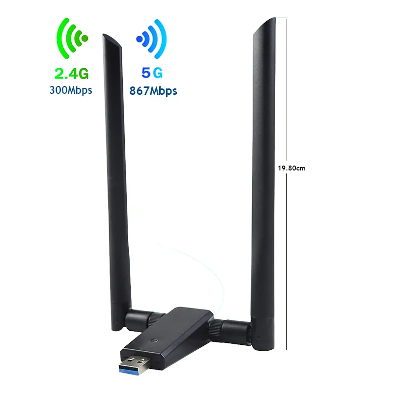 80211gn Usb Wifi Wireless Lan Adapter Driver 1200mbps Mt7612 Dual Band Wifi Adapter