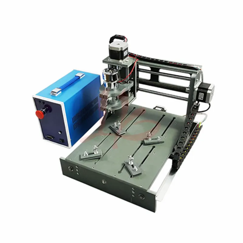 CNC Router 2030 Parallel Port 4axis 300W DC Spindle Mini Cnc Engraving Machine