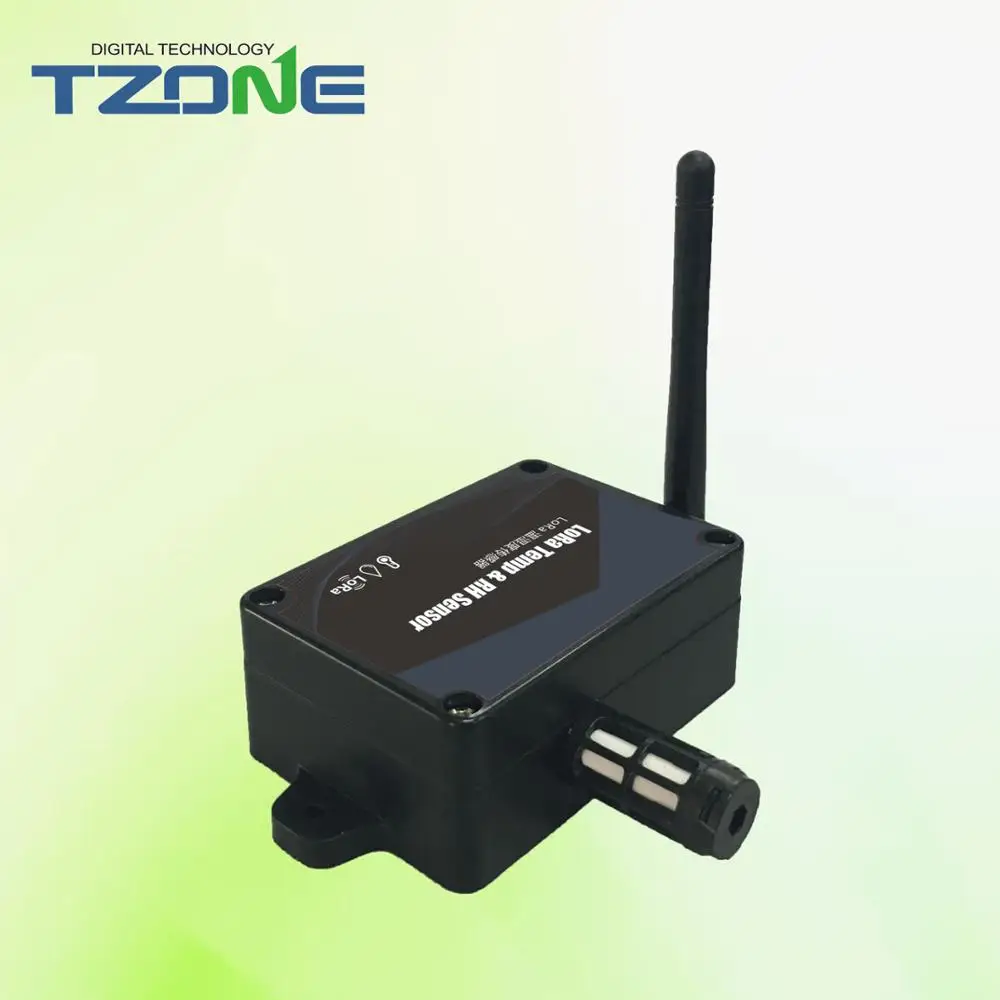 LoRa Gateway and Sensor for Greenhouse Wireless Temperature Monitor Solution