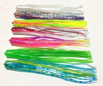 octopus skirts soft plastic fishing lures UV additive squid lures wholesale fishing gear trolling lure skirts