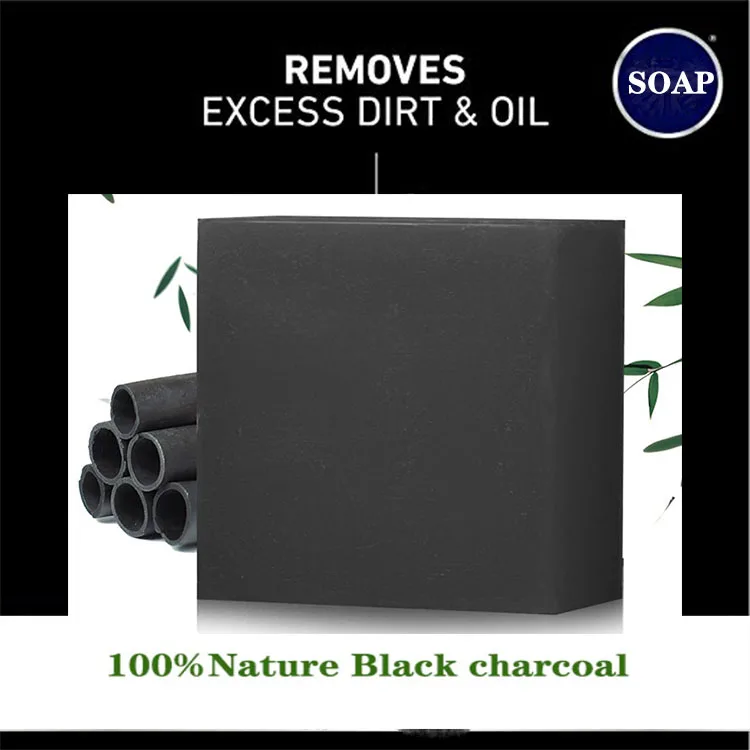 100% натуральное мыло, частная марка, ручная работа, Глубокая очистка, управление маслом, лучшее органическое черное угольное мыло для мужчин