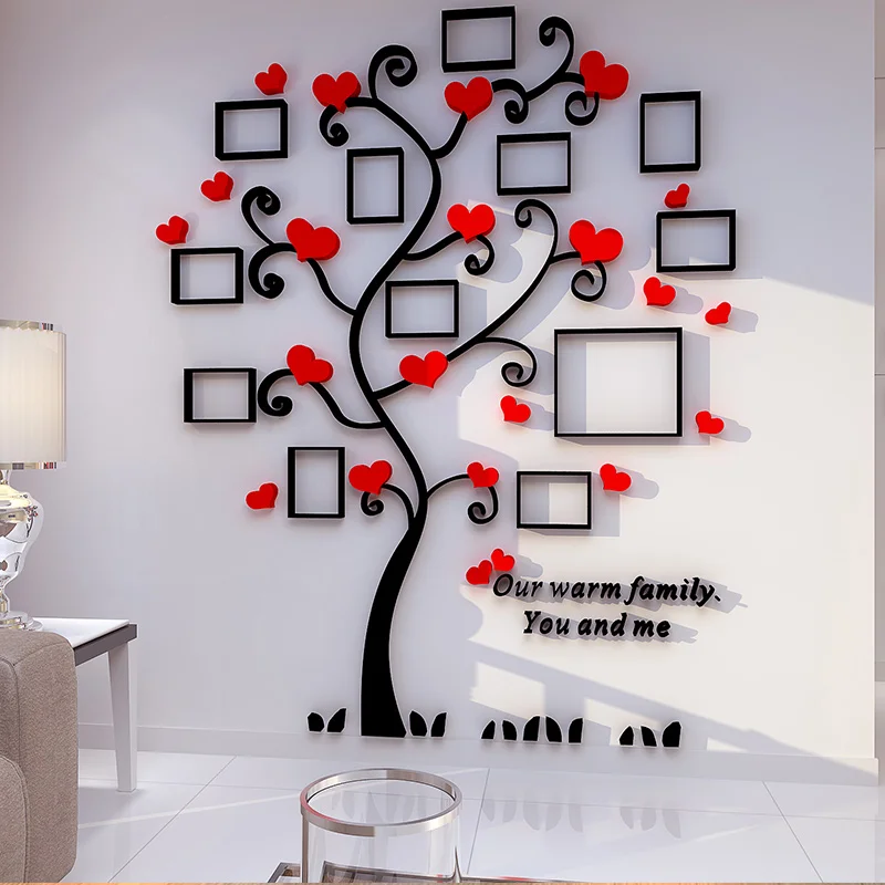 LVIN Family Tree Photo Frame Wall Stickers For Living Room - LV