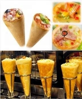 
Конусный дисплей для пиццы/производственная линия для пиццы 