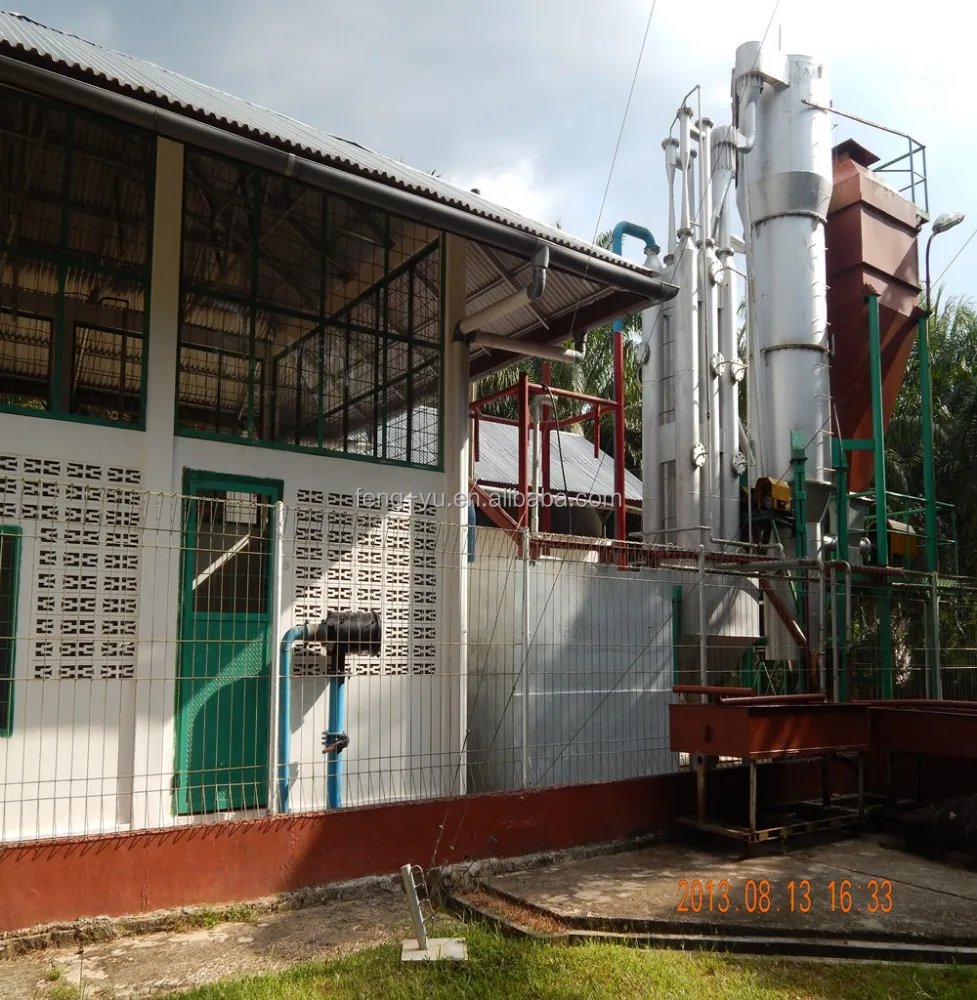 Palm kernel shell rice husk biomass gasifier biomass gasification power plant in Indonesia