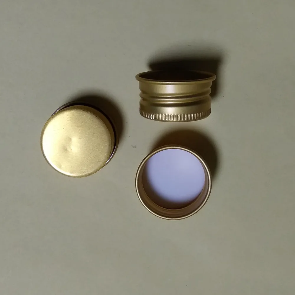 Стеклянная крышка для бутылки Золотая серебряная черная алюминиевая с