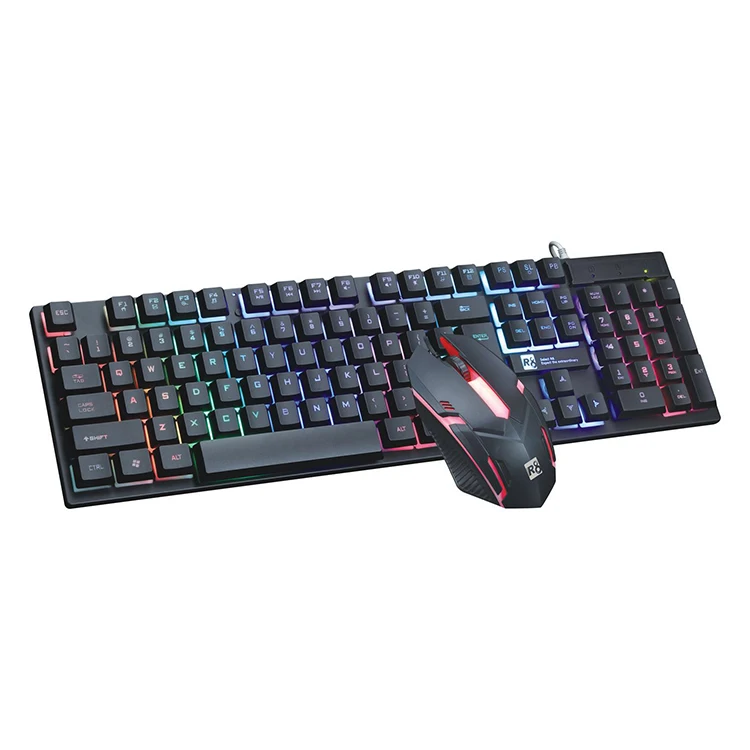 OEM Custom Flexible PCD PC Backlit Mechanical Teclado Y Keyboard and Mouse Gamer